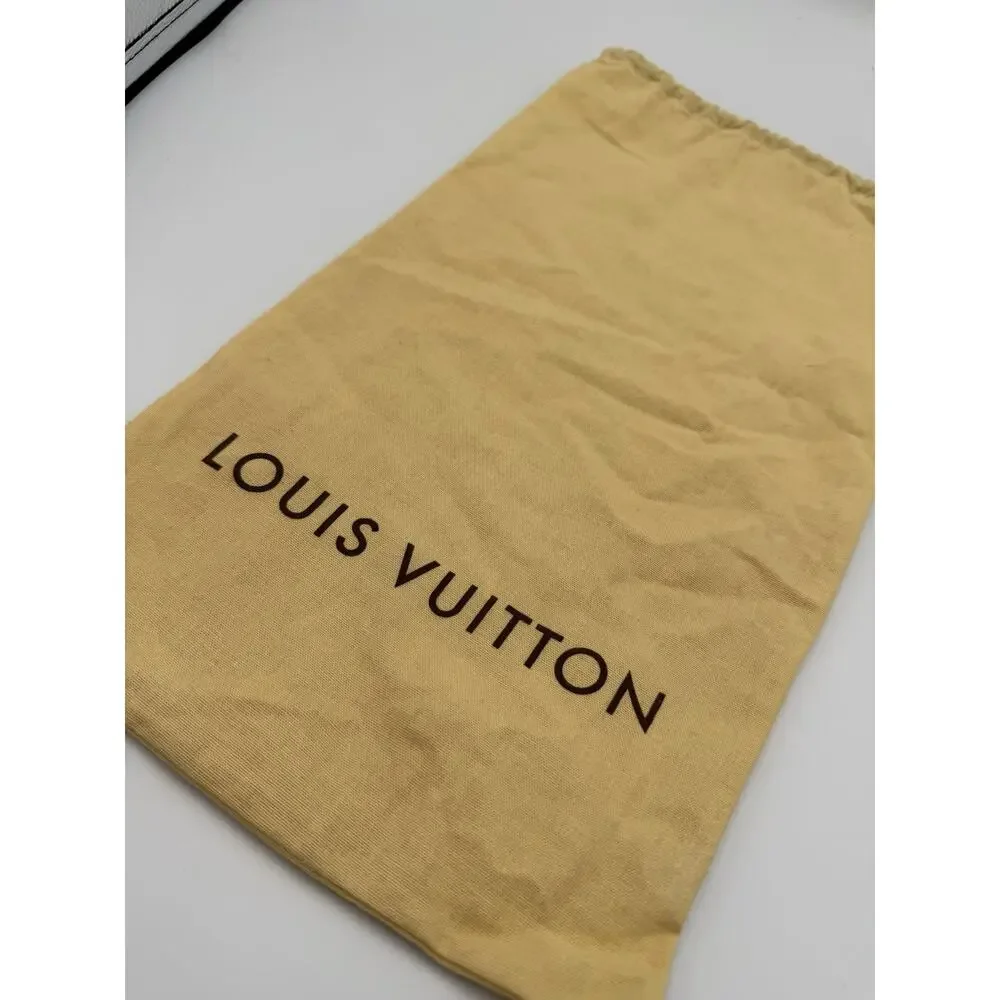 Authentic Louis Vuitton Drawstring Dust Bag Shoe Boot Pouch 15” x 9”